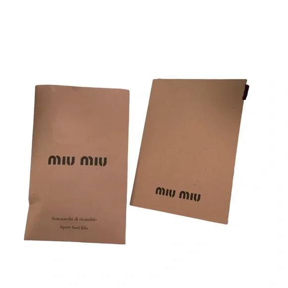 Miu Miu Prune Suede High Heel Tie Pumps sz 8 NWT - Picture 10 of 12